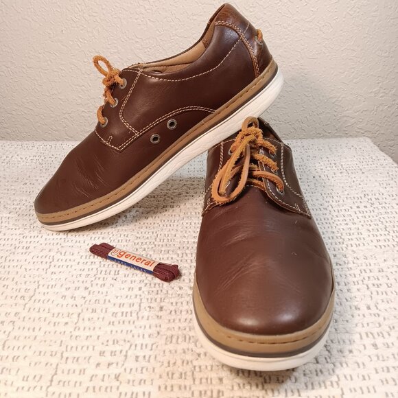 Johnston & Murphy men's 'McGuffey' Plain Toe memory foam derby shoes sz 9.5 M - Picture 2 of 16